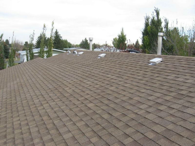 A home after our roof repair in Lethbridge