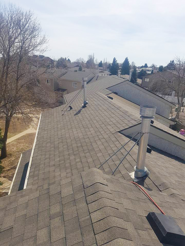 A home after our roof repair in Lethbridge